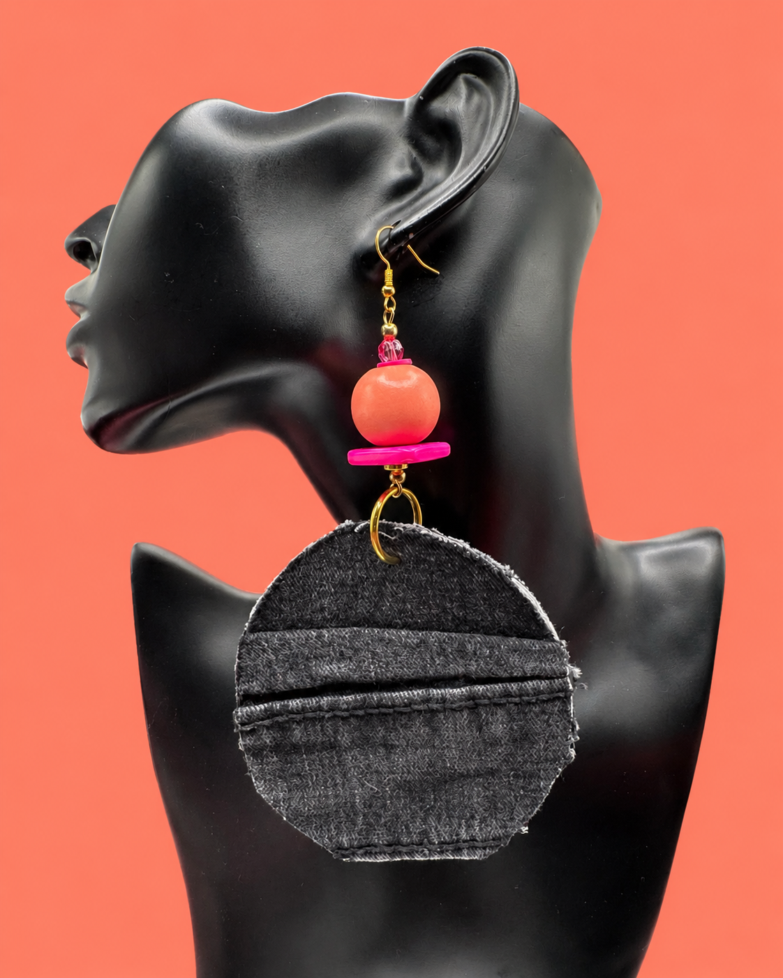 Noir Denim Rose