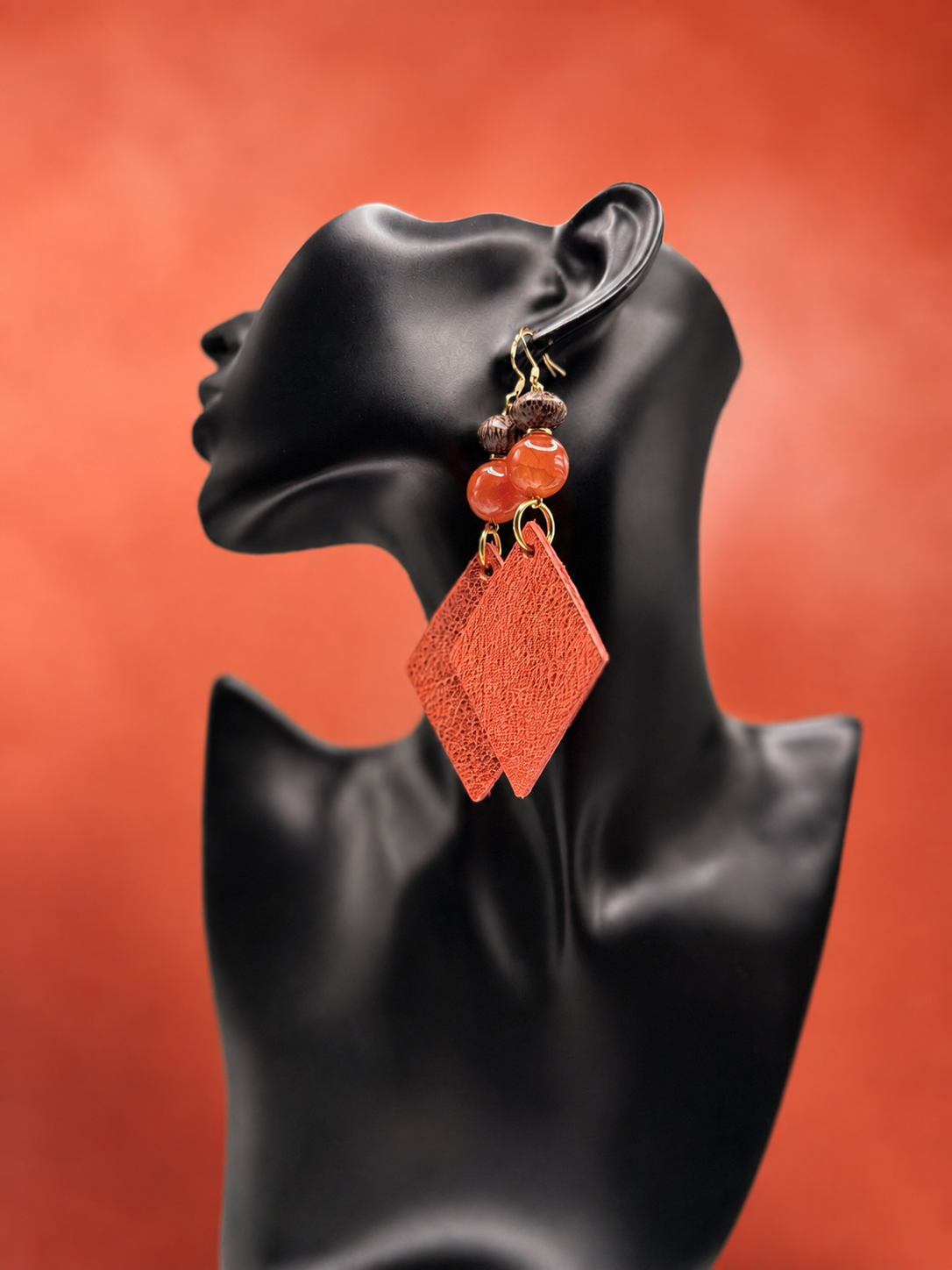 Sienna Leather Drops