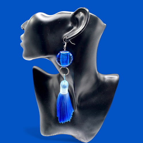 Blue Velvet Tassels image 0
