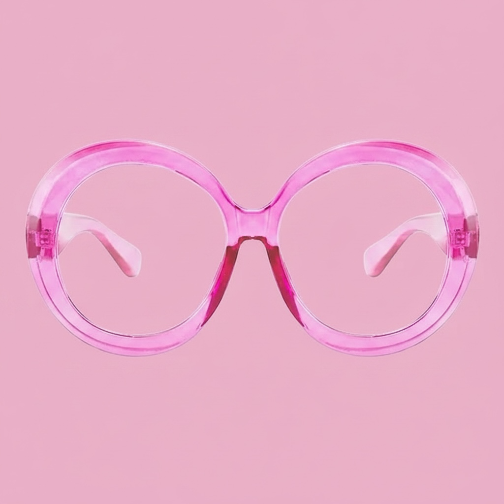 Pink Champagne Oversized Frames