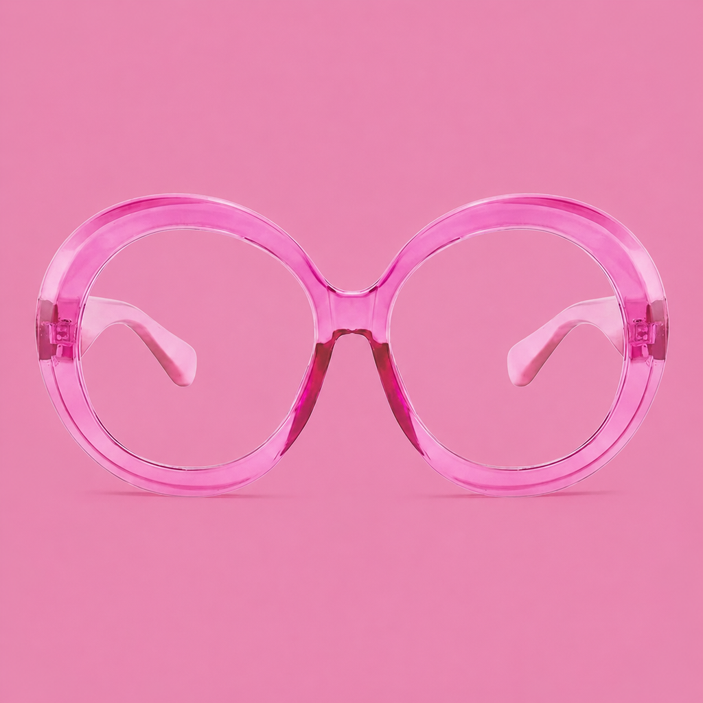 Pink Champagne Oversized Frames