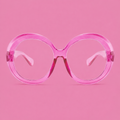 Pink Champagne Oversized Frames